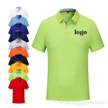 Pallo da uomo con logo personalizzato da golf semplice camicie da uomo